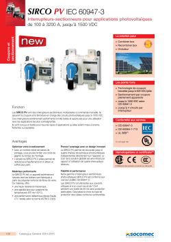 SIRCO PV IEC 60947-3