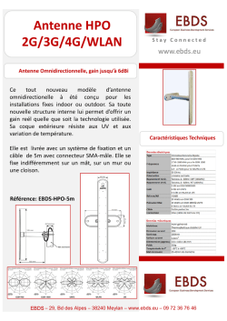 EBDS - Antenne 2G-3G-4G