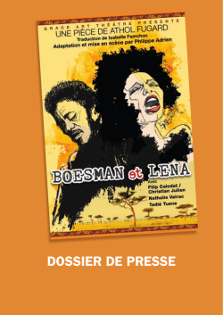 DOSSIER DE PRESSE - festival Niofar