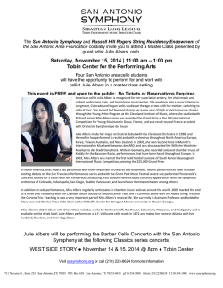 Julie Albers - San Antonio Symphony