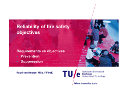 Reliability of fire safety objectives