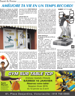 GYM SUR TABLE TCP - Transcontinental