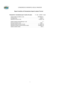 Analitico importi terreni Ambito 1 mare