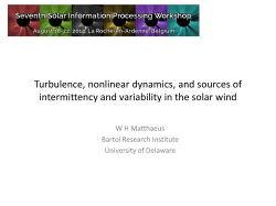 Turbulence, nonlinear dynamics, and sources of