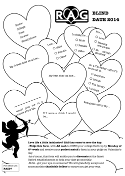 rag blind date form