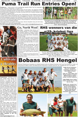 Bobaas RHS Hengel - Platinum Weekly Newspaper