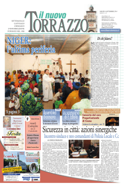 06/09/2014 - Il Nuovo Torrazzo