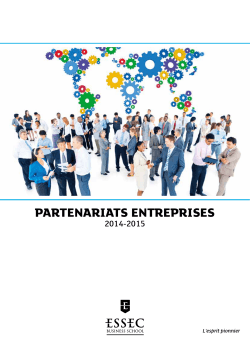 Brochure Partenariats Entreprises