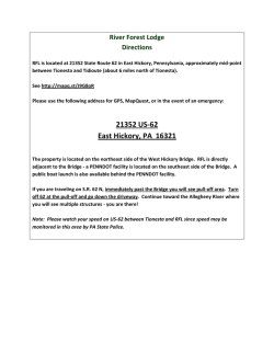 Directions - River Forest Lodge