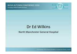 Dr Ed Wilkins