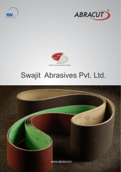 1 catloge - Swajit Abrasive (P) Ltd.