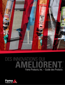 handi-foam - Fomo Products, Inc.