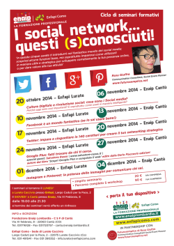 I social network... questi (s)conosciuti! - ENFAPI