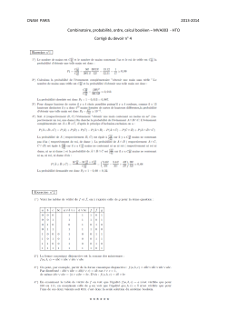 MVA003 - HTO Corrigé du devoir n° 4