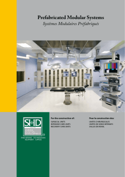 Prefabricated Modular Systems - Sorima Hospital Development