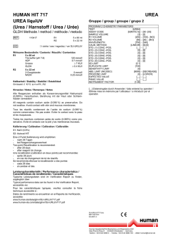 HUMAN HIT 717 UREA liquiUV (Urea / Harnstoff