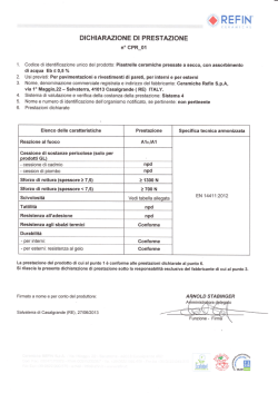 DOP cpr-01 italiano - Ceramiche Refin S.p.A.
