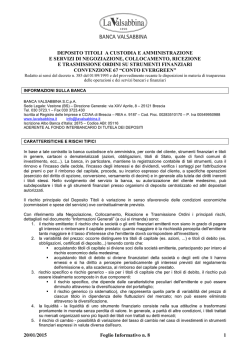 Dossier Titoli CONTO EVERGREEN