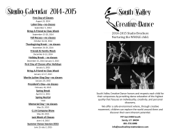 HERE - South Valley Creative Dance