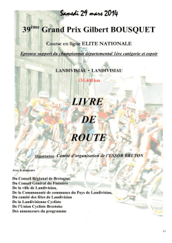 livre de route bousquet 2014