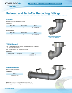 Railroad and Tank-Car Unloading Fittings