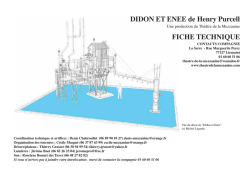 FICHE TECHNIQUE - theatredelamezzanine.com