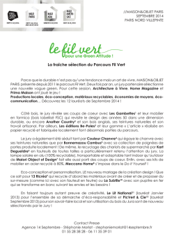 La fraîche sélection du Parcours Fil Vert