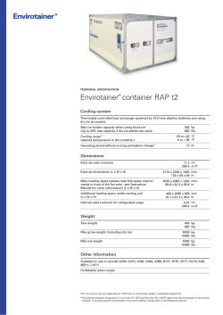 Envirotainer® container RAP t2
