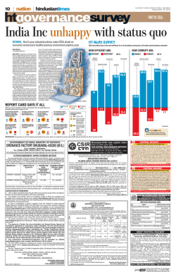 India Inc unhappy with status quo