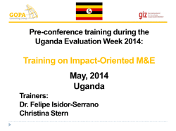 Impact-Oriented Monitoring