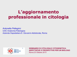 Antonella Pellegrini - Ordine Nazionale dei Biologi