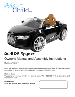 Audi R8 Spyder - Rollplay.net