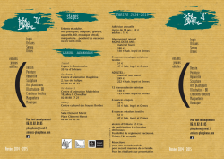 Brochure () - Ateliers Phosphène