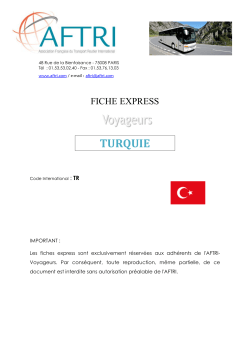 Fiche AFTRI 2014 Turquie ( PDF - 299.3 ko)