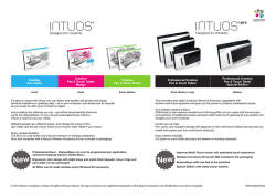 Intuos Information Sheet