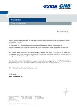 Info about new employees
