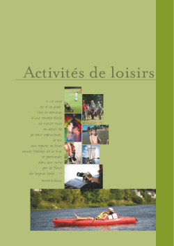 Activités de loisirs - Touraine Loire Valley