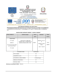 GRADUATORIE ASPIRANTI ESPERTI