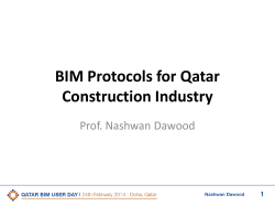 BIM Protocols for Qatar Construction Industry