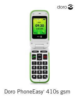 Doro PhoneEasy&reg; 410s gsm - les mobiles