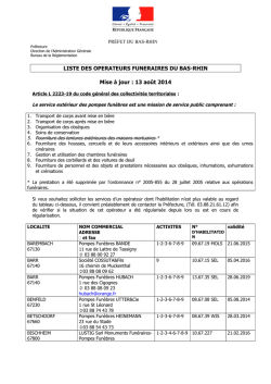 HABILITATIONS - Pr&eacute;fecture de la r&eacute;gion Alsace et du d&eacute;partement