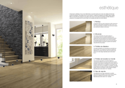Documentation profil&eacute;s et plinthes