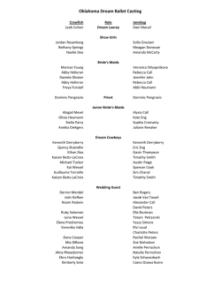 Dream Ballet Cast List