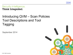 Introducing QVM – Scan Policies Tool Descriptions and Tool Tagging