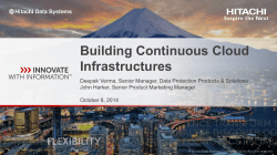 Building Continuous Cloud Infrastructures