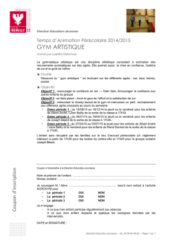 GYM ARTISTIQUE