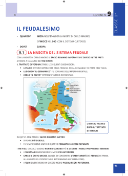 IL FEUDALESIMO