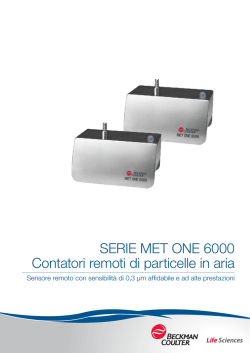 Serie MET ONE 6000 Contatori remoti di particelle in aria (4)