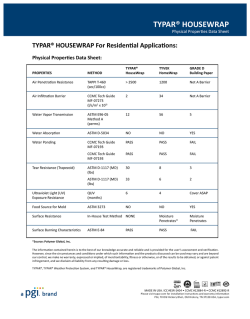 Download TYPAR HouseWrap Comparison
