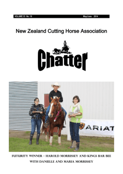 Download File - New Zealand Cutting Horse Association